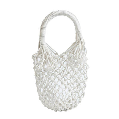 

Fashion Women Hollowed Clutch Handbag Casual Shoulder Top-handle Bucket Bag