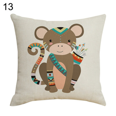 

Cute Cartoon Animal Printed Pillow Case Cushion Cover Home Hotel Sofa Car Decor