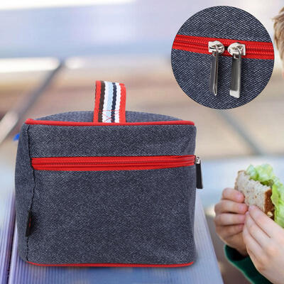 

Greensen Portable Oxford Two Way Zipper Insulated Lunch Box Heat Cool Insulation Food Bag