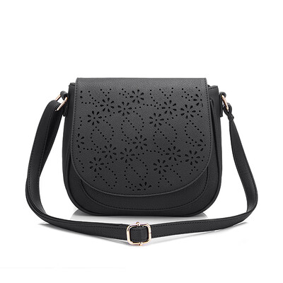 

REALER women shoulder bags ladies solid messenger bag female small handbag artificial leather small saddle crossbody bag purse