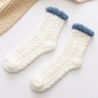 

Ladies Women Winter Warm Soft Fluffy Bed Socks Lounge Slipper Coral Velvet Fleece Socks