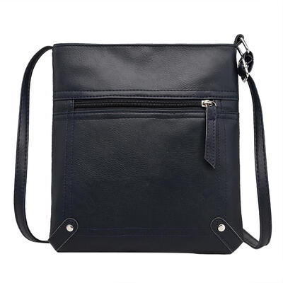 

Solid Color Shoulder Messenger Handbags Women Leather Casual Crossbody Bags