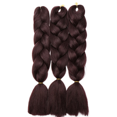 

3 Packs Braiding Hair Ombre for crochet Hair Weave with Synthetic&Twist Braiding Hair Extensions
