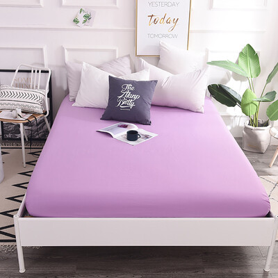 

Toponeto Fitted Sheet Bedding Cover Bed Sheet Soft Comfort Solid Color