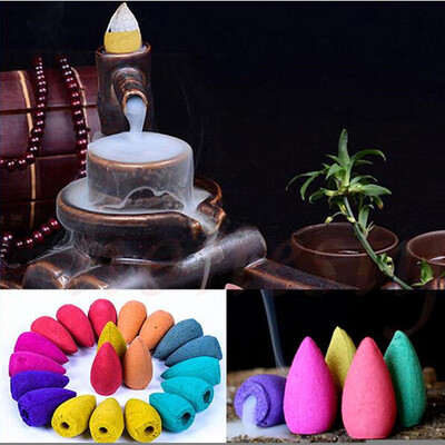

〖Follure〗40X Smoke Tower Cones Bullet Backflow Incense Hollow Cone Multi Home