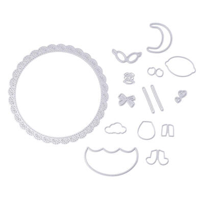 

15pcs Metal Parachute Cutting Dies Stencil for DIY Scrapbooking Craft Decor