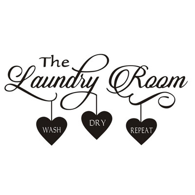 

The Laundry Room Quote Wall Sticker Vinyl Art Wall Decal Home Decor Removable