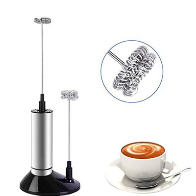 

Stainless Steel Powerful Whisk Machine Electric Mini Milk Frother Kitchen Mixer Hand Milk Foamer Coffee