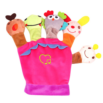 

Tailored Cute Cartoon Animal Doll Kids Glove Hand Puppet Soft Plush Toys