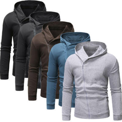 

Men Winter Warm Zip Up Jacket Outwear Hoodie Hooded Coat Sweater Sweatshirt Top