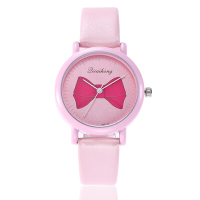 

New student ladies belt watch bow belt
