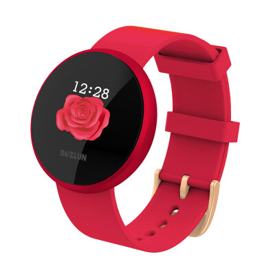 

Bozhi wheel BOZLUN smart watch ladies sports bracelet multi-function heart rate physiological period ultra-thin fashion electronic bracelet table red