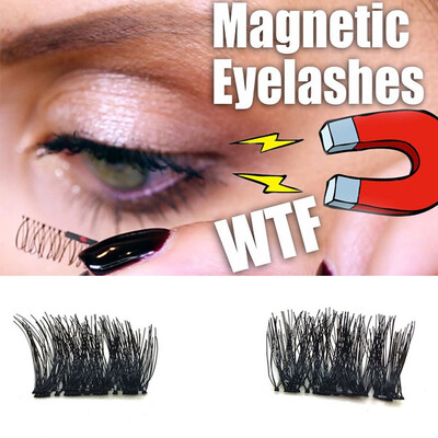 

〖Follure〗Ultra-thin 02mm Magnetic Eye Lashes 3D Reusable False Magnet Eyelashes A