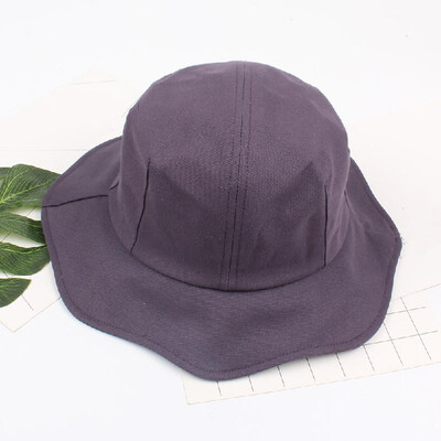 

Fashion Men Women Bucket Hat Caps Fisherman Sun Visor Floppy Cap Wide Brim Foldable Sun-Proof Hats