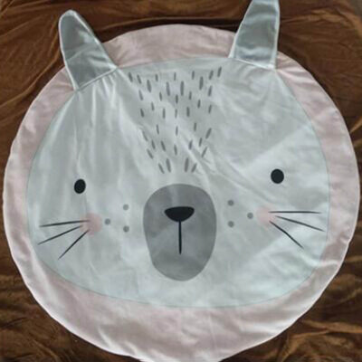 

Three-dimensional animal carpet children knitted blanket sand baby crawli Wvt