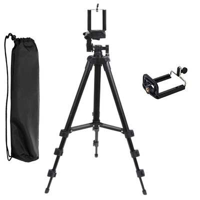 

New 2in1 Three-way Universal Tripod Camera Camcorder with Cell Phone Clip Holder