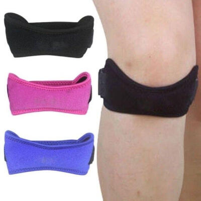 

New Newest Adjustable Magnetic Neoprene Knee Strap Patella Tendon Brace Support Wrap Sports