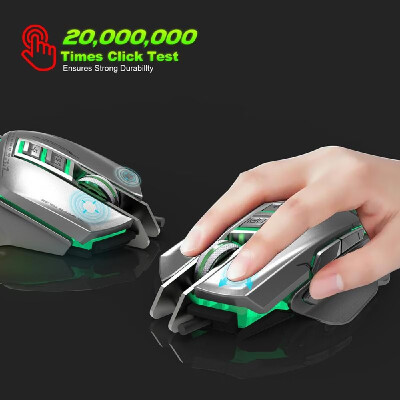 

ZERODATE X400 USB Wired Optical Gaming Mouse with LED Light 3200DPI Programmable Keys Adjustable Weight for PC Laptop