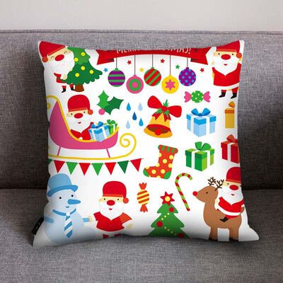 

Tailored Print Pillow Case Polyester Sofa Car Cushion Cover Home Decor