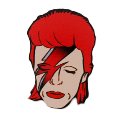 

Exquisite Jewelry Brooch Cool Red Hair Lightning Character Avatar Brooch