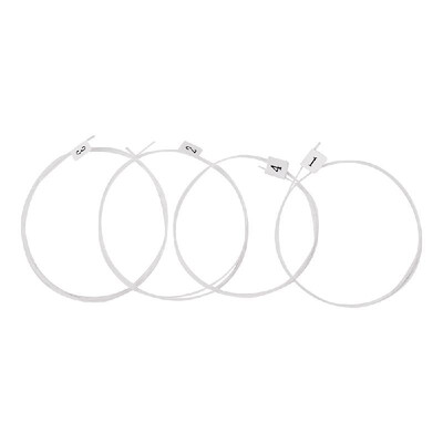 

4pcs Ukelele Ukulele Uke String Carbon Fiber Material Transparent