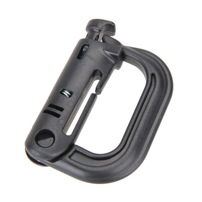 

Grimloc Molle Carabiner D Locking Ring Mount D-Ring Clip Snap Hook Buckle