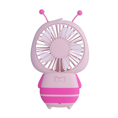 

Siaonvr NEW 2019 Mini Portable LED USB Rechargeable Cartoon Handheld Fan