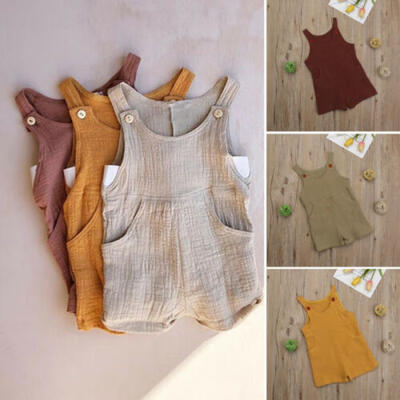 

Newborn Baby Girl Ruffle Solid Color Romper Bodysuit Jumpsuit Outfits Sunsuit