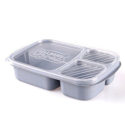 

Microwave Lunch Box Picnic Food Fruit Container With Compartments Storage Box