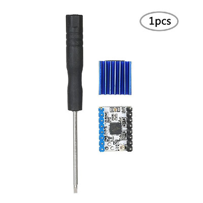 

3D Printer Stepper Motor Driver TMC2208 V12 Stepstick Mute Driver Module with Heat Sink Screwdriver Ultra-Silent Stepper Motor Dr