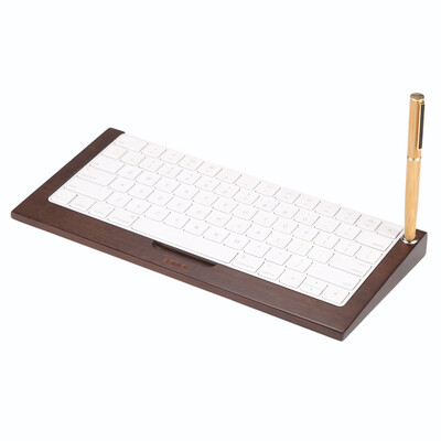 

SAMDI Bamboo Wireless Keyboard Stand Dock Holder Stents for Apple iMac Magic Keyboard Wood Craft
