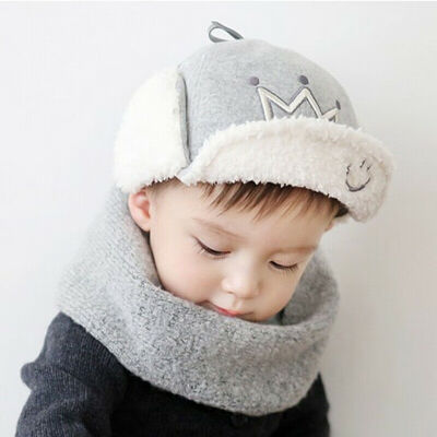 

Cute Smile Face Baby Hat Cotton Toddler Cap Baby Boy Girl Winter Warm Hat Gift