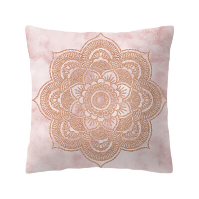 

〖Follure〗Rose Gold Pink Cushion Cover Square Pillowcase Home Decoratio