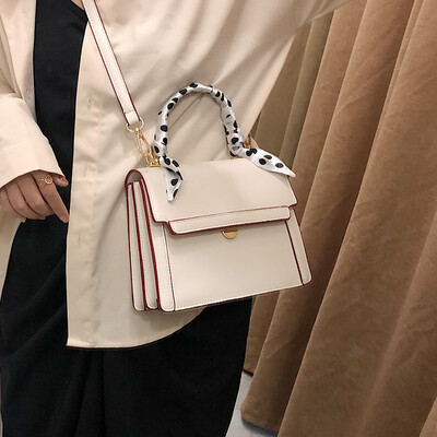 

High-grade small bag Western style silk scarves handbags handbags new 2019 French niche ins messenger bag
