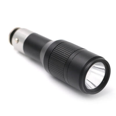 

Car Emergency LED Mini Flashlight Portable Lantern Aluminum Rotary Switch Torch Light Built-in Battery Charged