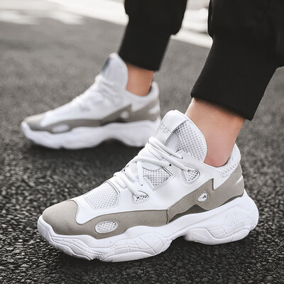 

2019 summer new mens shoes Korean version of the trend of sports shoes mens wild increase old shoes tide shoes summer