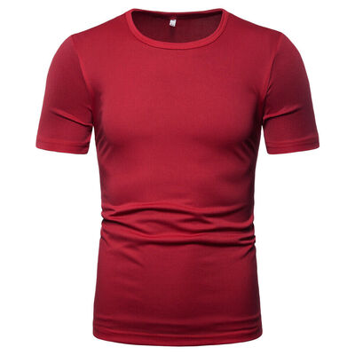 

Mens Slim Fit O Neck Short Sleeve Muscle Tee Shirts Casual T-shirt Tops Blouse
