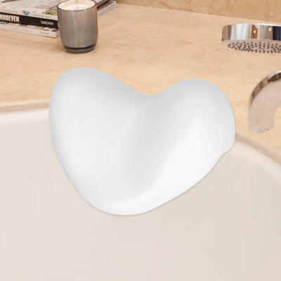 

Greensen PU Heart-shape Waterproof Bath Spa Neck Pillow Sponge Bath Headrest Bathroom Cushion