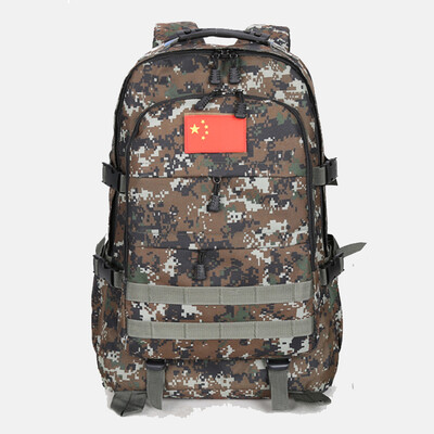 

Camouflage backpack mountaineering backpack hiking bag outdoor shoulder bag mens waterproof light multi-functional travel three-l