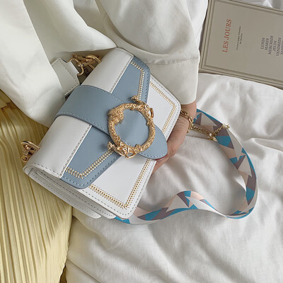 

Womens bag 2019 new fashion shoulder bag summer small fresh messenger bag ins super fire senior sense chain bag