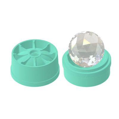

Large Diamond Ball Shape Silicone Ice Cube Mold Tray With Lid Flexible For Drinks Cooling DIY Cake Candy Chocolate Baking