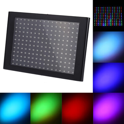 

35W 192 LEDs Stage RGB Effect Light Flat Panel Light Flash Strobe DMX512 Sound Activated Auto Run Master-slave for Party Disco