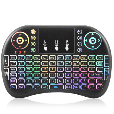 

Viboton i8 Mini Backlight Wireless Keyboard Portable Touchpad Mouse