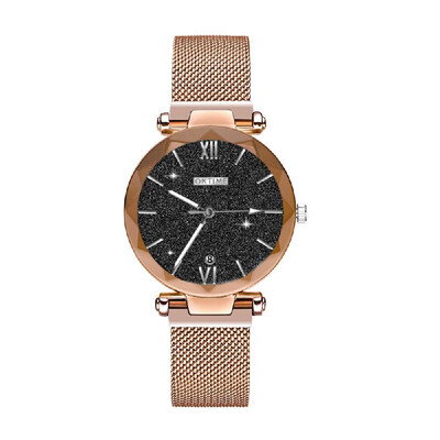 

Quartz Movement Boys And Girls Watch Fashion Multi-functional Watches Rose Golden
