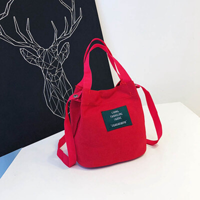 

Young Girls Small Fresh Cute Canvas Handbag Shoulder Messenger Bag Tote Purse