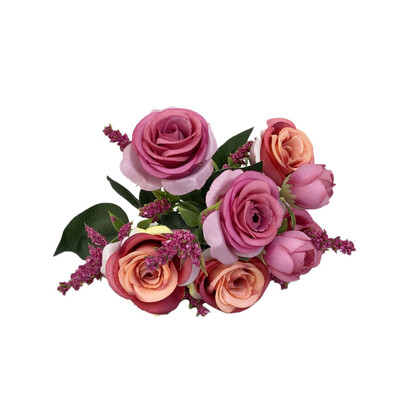 

Gobestart Artificial Fake Blooming Rose Flower Bridal Bouquet Wedding Party Home Decor
