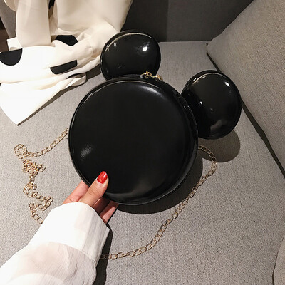 

2019 new cartoon casual personality wild chain Messenger bag fashion temperament cute Mickey girl shoulder bag