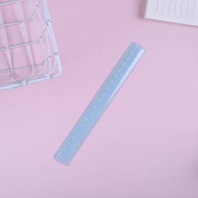 

Toponeto Clear Plastic Straight Ruler Plastic Measuring Tool for Student School Office