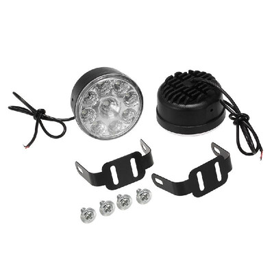 

2PCS 9LED Round Daytime Running Lights DRL Car Front Fog Tail Lamp Driving Running Light Headlight White