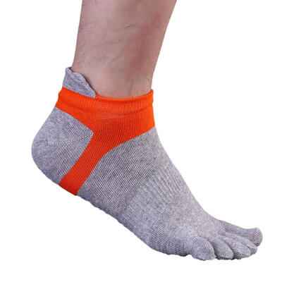 

1 Pair Men\s Breathable Low Cut Toe Socks No Show Athletic Five Finger Socks